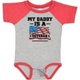 thumbnail image 3 of Inktastic My Daddy is a Veteran Boys or Girls Baby Bodysuit, 3 of 5