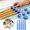 Blue, variant on Plastic Number Pencil Markers, 1-30 Digital Pencil Identifier Tags, Colorful Pencil Labels for Classroom Student Desk Organization Kindergarten Teacher Supplies 1.5CM