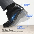 thumbnail image 3 of Bruno Marc Men's Classic Leather Dress Shoes Comfort Oxfords Business Formal Lace Up Shoes, 3 of 7