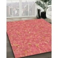 thumbnail image 3 of Ahgly Company Machine Washable Indoor Rectangle Transitional Crimson Red Area Rugs, 8' x 10', 3 of 7