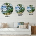 thumbnail image 4 of Designart 1 in Quartz Coastal Wall Clock, 4 of 5