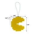 thumbnail image 2 of Pixil Pacman Decoupage Christmas Ornament, Yellow, Plastic, By ruz, 2 of 5
