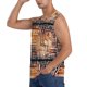 thumbnail image 3 of Balery Hand Drawn Vintage Coffee Camisetas sin mangas para hombre, absorbe la humedad y protege contra el mal olor.-X-Large, 3 of 7