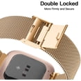 thumbnail image 3 of Correa para mujer Fitbit Versa/Fitbit Versa 2, acero inoxidable ajustable Adepaton CZDZ-HY193-3, 3 of 5