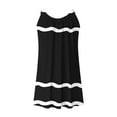 thumbnail image 6 of Summer Fashion Mini Beach Dresses for Womens 2025 Casual Printed Round-Neck Sleeveless Loose Knee-Length Dress, 6 of 6