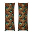 thumbnail image 2 of Bingfone Body Pillow Cover Long Pillow Case With Zipper Decorative Bedding Pillowcase 20"X54" Soft Cushion Pillow Case For Bedroom-Vintage Butterfly Green, 2 of 8