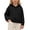 1-374Black1138, variant on CAIVO Kids Girls Solid Color Coats Hooded Jacket Toddler Windproof Zipper Outwear Long Sleeve Birthday Outerwear
