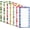Fruit Borders, variant on 7 Pack Magnetic Notepads for Refrigerator, Magnetic Notepads for Refrigerator, Fruit Design Grocery List Pad for Fridge, Full Magnet Back Shopping Lists, 30 Sheets Per Note Pads