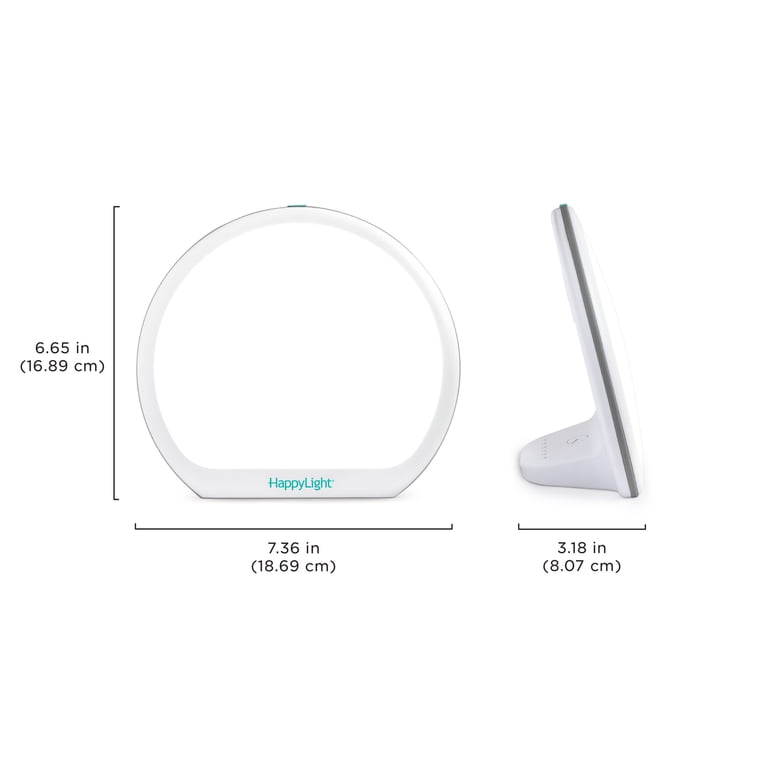 Verilux HappyLight Alba, LED Therapy Lamp, 10,000 Lux, Adjustable