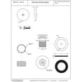 thumbnail image 4 of Westbrass D931K-05 Ensemble de Garniture Universelle avec 1 Trou - Nickel Poli, 4 of 4