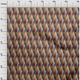 thumbnail image 2 of oneOone Cotton Poplin Rust Brown Fabric Argyle Check Fabric For Sewing Printed Craft Fabric By The Yard 42 Inch Wide, 2 of 4