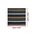 thumbnail image 2 of INSPIRE CHIC Foulards Carrés à Rayures pour Femmes Foulard de Tête Fichu Vert Bleu, 2 of 5