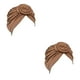 thumbnail image 3 of Qarigey Turban Knot Hijab Donut Elástico Cover Beanie Stretch Bonnet Head para mujer de cara Accesorios de maquillaje Gris Type3 NO3, 3 of 6