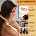 thumbnail image 7 of Black Hair Dye Shampoo 3 in 1, Long-Lasting Gray Coverage, Natural Black Hair Color Shampoo with Hair Masks, Easy Application Shampoo Para Canas for Women Men 16.9 Fl Oz, 7 of 7