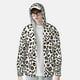 thumbnail image 2 of Balery Heart Leopard Sudadera ligera de manga larga con capucha y protección solar UPF 50+ para hombre y mujer, ideal para pesca y running-Small, 2 of 7