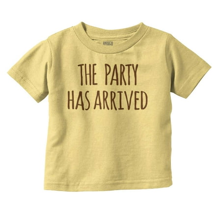 

The Party Has Arrived Hysterical Toddler Boy Girl T Shirt Infant Toddler Brisco Brands 2T
