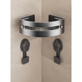 thumbnail image 7 of Corner Shower Shelf with Suction Cups, No-Drill Triangle Bath Organizer for Shampoo Bottles, Rustproof ABS Wall Mounted Basket with Drainage and Drop Guards, 7 of 7