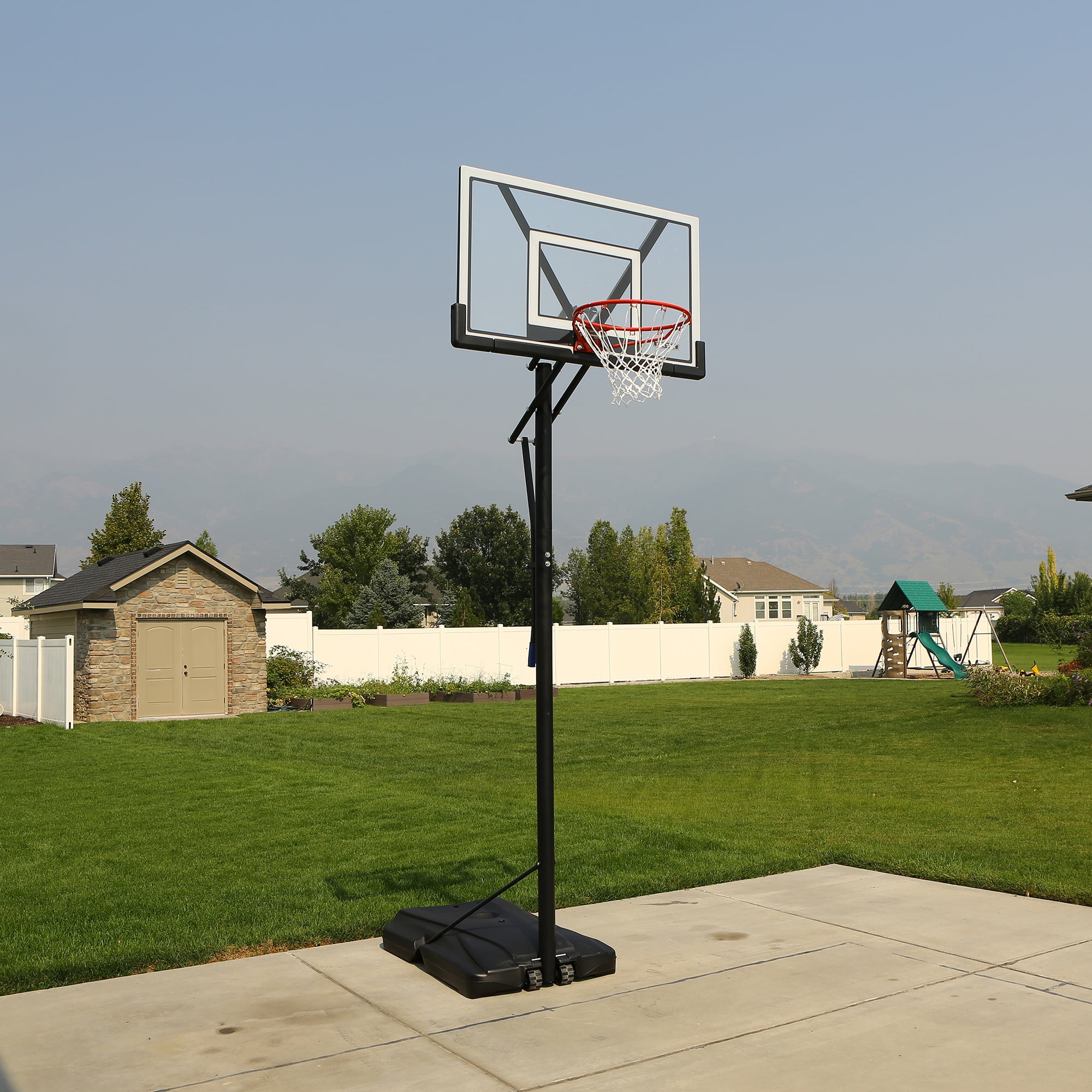 Lifetime Adjustable Portable Basketball Hoop, 46 inch Polycarbonate (90584)