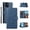 Blue, variant on Nalacover Case for iPhone 15 Plus - Card Holder PU Leather Flip Wallet Cover with Magnetic Clasp Stand Hand Strap, Soft TPU Inner Shockproof Anti-Scratches Case for iPhone 15 Plus, Darkgreen
