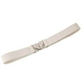 thumbnail image 5 of Mightlink Braided Wide Smooth Edge Women Belt Love Heart Metal Buckle Elastic Belt Clothes Ornament, 5 of 7