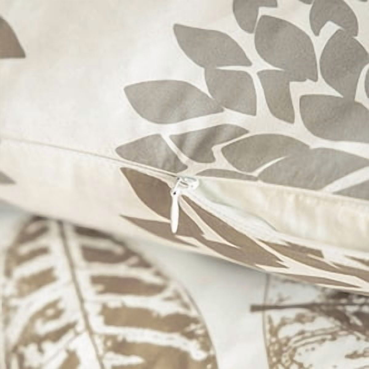 Phantoscope 12x20 Decorative Throw Pillow Covers, Light Coffee, Set of 4