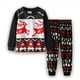 thumbnail image 1 of Conjunto de pijamas de algodón para niños y niñas, ropa de dormir con dibujos animados de Papá Noel, trajes de Navidad para el hogar, 1 of 4