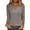 A432 Gray, variant on 3/4 Sleeve Blouses for Women Split V Neck Pleated Tunic Tops Casual Loose Fit Pintuck Shirts Lightweight Breathable Work Office Blouses Everyday Wear Summer Elegant Dressy