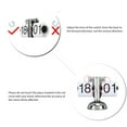 thumbnail image 3 of Horloge à Piles à Clapet, Acier Inoxydable, Horloge Rétro Numérique Réglable Facile à Lire, Design Minimaliste pour la Déco et la Collection, 3 of 8
