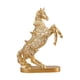 thumbnail image 1 of Estatuilla de caballo moderna Zulema Figura decorativa de resina Dorado, 1 of 8