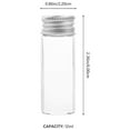 thumbnail image 3 of 20 Pcs Bouteilles en Verre Transparentes Bouteille en Verre Réutilisable Bouteilles de Rangement en Verre Transparentes avec Couvercles, 3 of 7