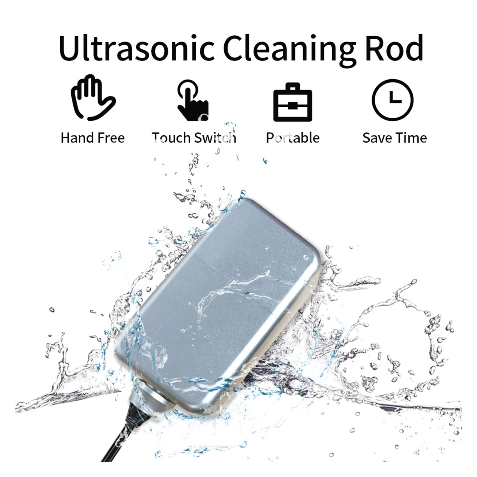 Portable Ultrasonic Cleaner,Fruit Vegetable Ultrasonic Cleaning, Jewelry Washing Machine ,Convenient to Use