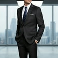 thumbnail image 4 of i·FineLong Slim-Fit Two-Piece Suit for Men: Versatile Jacket & Pants for Business Meetings, Weddings & Parties, 4 of 5