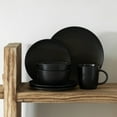 thumbnail image 3 of 32 PC Dinnerware Dish Set for 8 Person | Mugs, Salad and Dinner Plates and Bowls Sets, Dishes with Highly Chip and Crack Resistant, Dishwasher and Microwave Safe, Black, 3 of 8