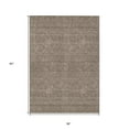 thumbnail image 3 of HomeRoots 595631 3 x 5 ft. Brown & Beige Geometric Washable Indoor & Outdoor Rectangle Area Rug, 3 of 5