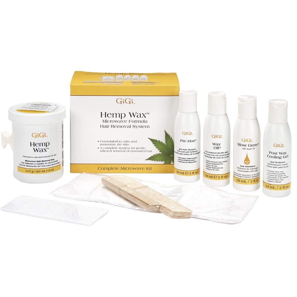 Gigi Brazilian Bikini Wax Mikrowellen-Set – 473 Ml Streifenfreies Wachs Für Sanfte Haarentfernung Im Bikinibereich