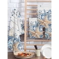 thumbnail image 2 of Blue Starfish Coastal Kitchen Dish Towels for Drying Dishes Set of 3, Eucalyptus Summer Nautical Shell Wooden Waffle Weave Microfiber Hand Tea Bathroom Towels Quick Dry & Absorbent Towel 15.7x23.6, 2 of 7