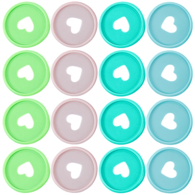 Miangastore 80pcs Macaron Color Binding Discs For Notebooks Planners Scrapbooks Loose Leaf Binder Supplies Mixed Color For