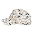 thumbnail image 5 of Daiia I Love Dogs print Baseball Cap Men Women Golf Dad Hat Adjustable Original Classic Low Profile Hat Unconstructed Plain Cap, 5 of 9