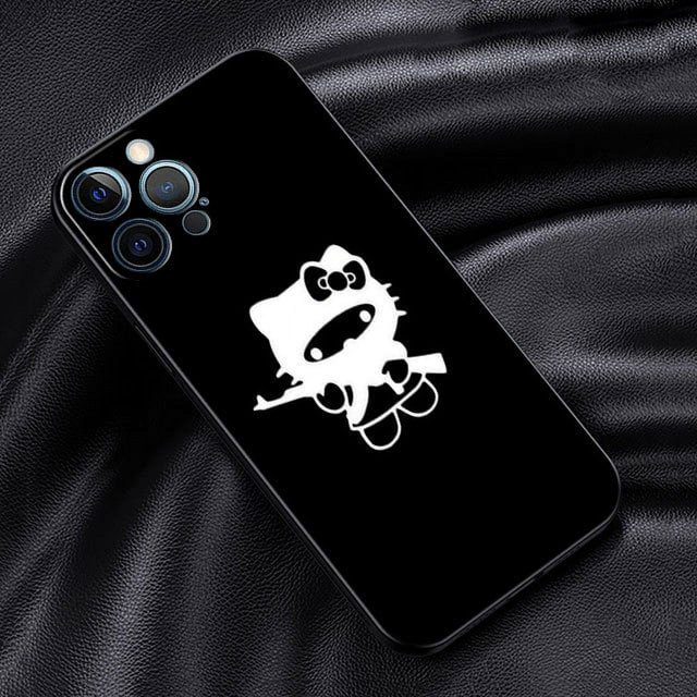 Phone Case For iphone 15 14 12 Pro 13 Mini 11 Pro Max SE XS X 8 XR 6s 7 14 Plus 5s Soft Cover Shell Hello Kitty Pink Cartoon Cat LXY