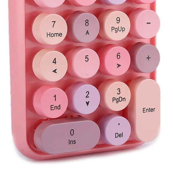 Brynna Computer Num PadNumeric Keypad, 18 Keys Portable Keypad for Financial Accounting for Laptop
