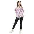 thumbnail image 2 of Inkmeso Stylish Printed Full Sleeves Casual Top For Women Comfy Basic Summer Tee Top, 2 of 7