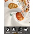 thumbnail image 7 of Fall Orange Green Pumpkins Cloth Napkins Set of 6 Reusable Dinner Napkins, Thanksgiving Maple Leaf Rustic Cocktail Napkin Washable Table Napkins for Wedding/Holiday Party/Baby Shower 20"x20", 7 of 7