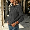 thumbnail image 6 of Warop Women's Oversized Hoodies Knitted Sweatshirt Long-Sleeve Drawstring Pullover with Pockets Fall Winter Clothes, 6 of 6