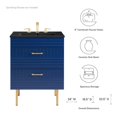 thumbnail image 4 of Modway Daybreak Meuble-Lavabo de Salle de Bain 24 Pouces Bleu Noir, 4 of 10