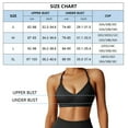 thumbnail image 3 of RXRXCOCO Ribbed Sports Bras Workout Padded Sports Bra Spaghetti Strap Womens Yoga Bra, 3 of 9