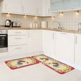 thumbnail image 5 of AIOE Farmhouse Kitchen Rugs and Mats Set of 2, Farm Red Rooster Kitchen Rug, Washable Non Skid Floor Mat for Home Kitchen Decor 17"x47"+17"x29.5", 5 of 9