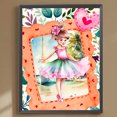 thumbnail image 1 of Cuadros Decorativos 5D DIY taladro redondo completo diamante pintura Ballet niña Kit decoración del hogar artesanía (K446) Wdftyju embutido en tela, 1 of 9