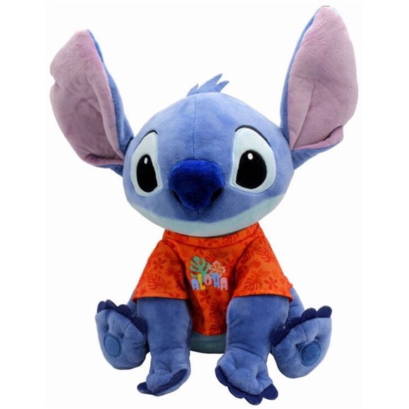 Disney - Lilo & Stitch - Stitch with Hawaiian T-Shirt Plush - Medium