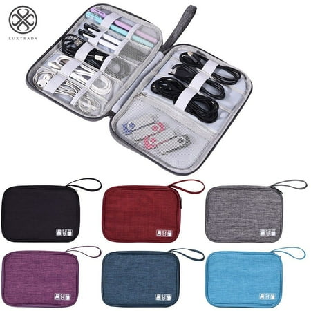 Luxtrada Travel Cable Cord Organizer Bag  Electronic Accessories Travel Organizer Bag Waterproof USB Cable Storage Bag for Charging Cable  Cellphone  Charger and more price history on PriceWatchPro