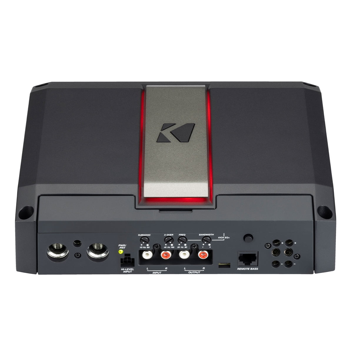 Kicker LX1650.1 Mono Class D Subwoofer Amplifier with Smart Bass